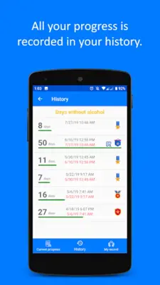 DWI  Days counter android App screenshot 1