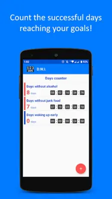 DWI  Days counter android App screenshot 6